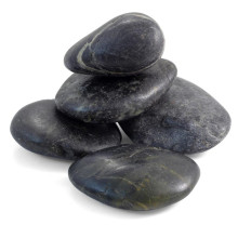 Галька S/BM, черная, 30-60мм, 1кг