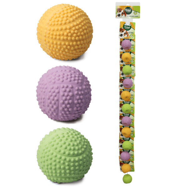 Набор латексных игрушек для собак "Мяч" от Triol