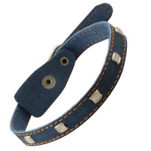 Ошейник с украшением кожаный, 15*410мм