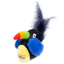 75527 Кішкелер үшін интерактивті Тукан ойыншығы, дыбыс чипімен 9 см, SPEEDY CATCH сериясы