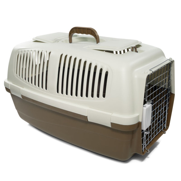 Переноска "Спутник" L с металлической дверцей для животных: удобство и безопасность