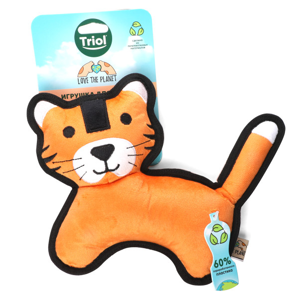 Мягкая игрушка для собак "Амурский тигр" из серии LOVE THE PLANET, Triol