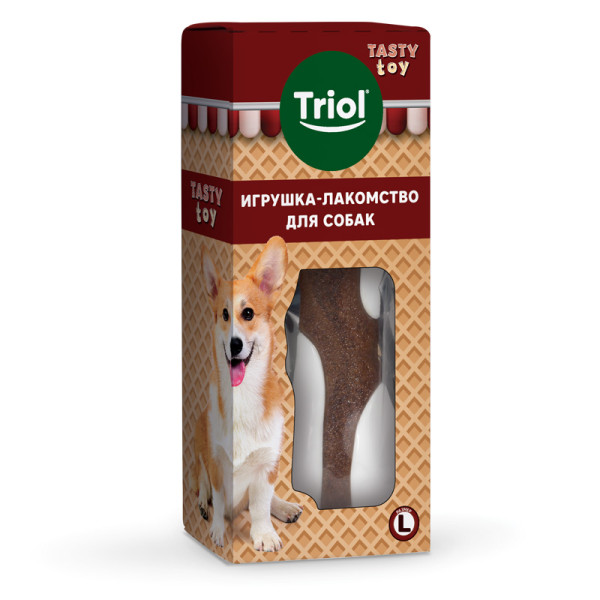 Игрушка-лакомство для собак TASTY TOY "Вкусная косточка" L от Triol