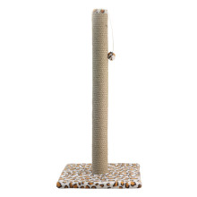 Когтеточка "Cтолбик №12" длинная с игрушкой разноцветная 