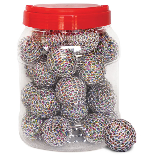 Игрушка для кошек Мяч калейдоскоп, d40мм (банка 36шт.), Triol