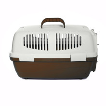 Переноска  для животных с металлической дверцей "Спутник" M, капучино, 560*365*330мм, серия TRAVEL, Triol