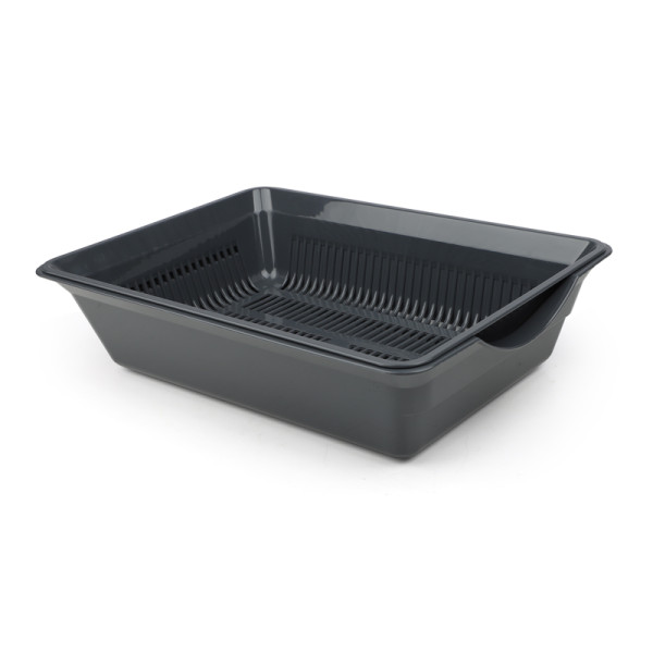 Кішкілер үшін жоғары "Қапшықтар" тұтқышымен туалет, сұр, 350*250*90мм