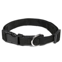 Ошейник нейлоновый для собак "Эталон" L, черный, 25*350-550мм