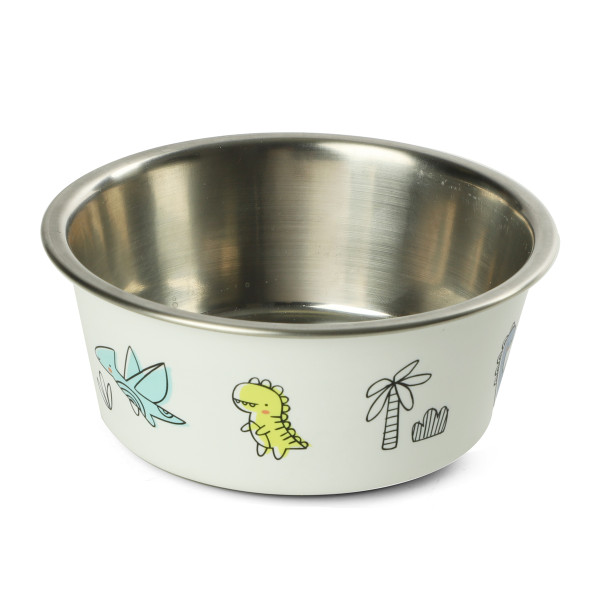 Металлическая миска "Динозаврики" Triol 0,7л