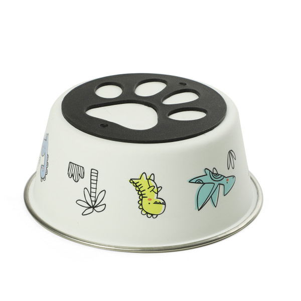 Металлическая миска "Динозаврики" Triol 0,7л