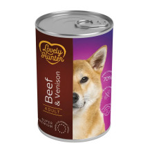 Тамаша ауыршыл жасыл адамдарға арналған говядинен және оленинен жасалған қуырылғыларсыз консервалар.