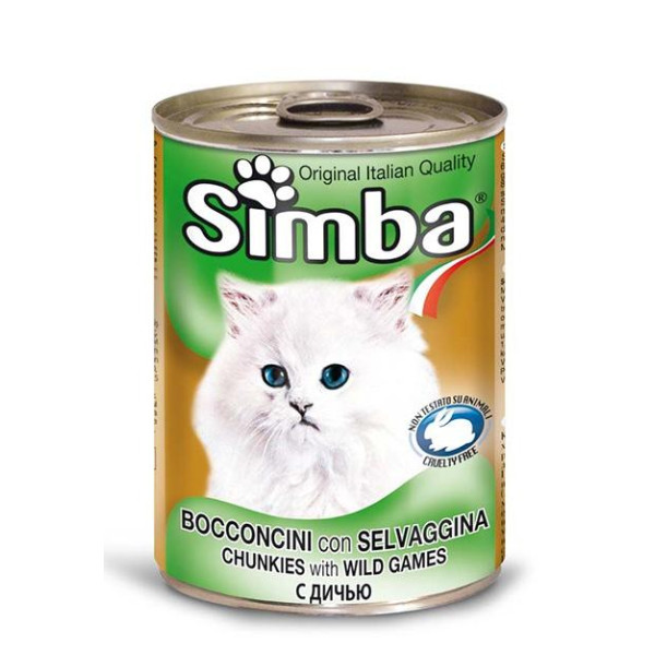 Simba Chunkies with Beef, Deer & Wild Games - Полноценный сбалансированный корм с кусочками телятины, оленины и дичи