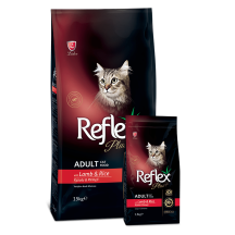 Reflex plus with lamb and rice for cats