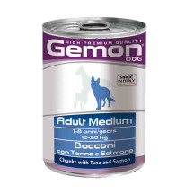 Gemon adult medium chunks with tuna and salmon