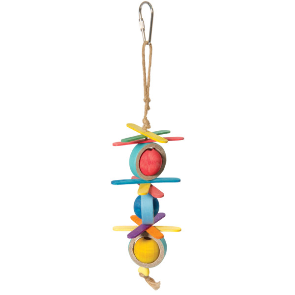 Игрушка для птиц "Веселые шарики" - развлекательное устройство для вашего питомца