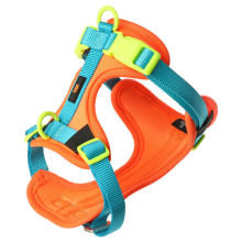 Шлейка-жилетка мягкая "Рио" S, оранжевая, обхват шеи 290-440мм, обхват груди 400-660мм, Triol