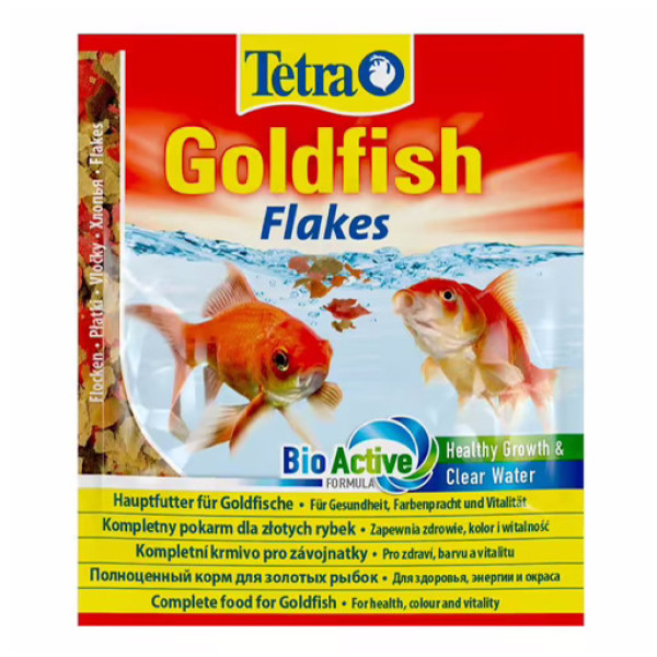 ТетраAniMin GoldFish 12г: питательный корм для золотых рыбок