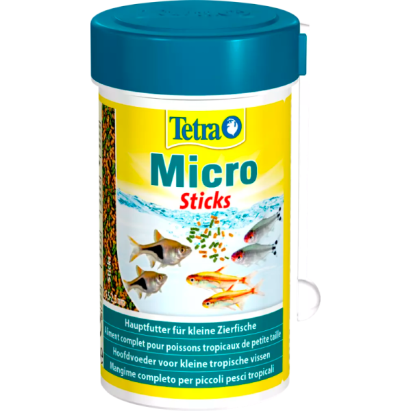 Tetra Micro Sticks 100ml: корм для аквариумных рыбок
