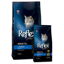 REFLEX PLUS ADULT CAT FOOD SALMON для кошек с лососем 15 кг