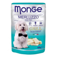 Monge grill pouch with cod fish