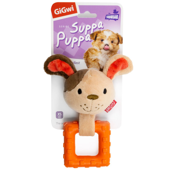 75518 Кішкентай собаға арналған ойыншық. 15 см ұзындықта, ұясы бар. SUPPA PUPPA сериясы.