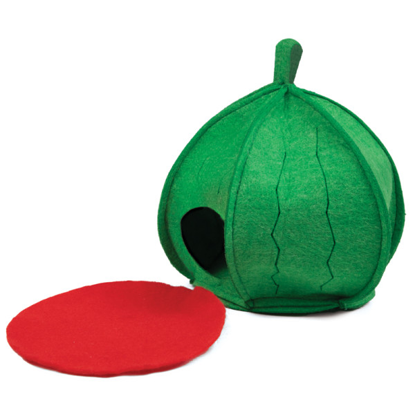 Домик для мелких животных из войлока "Арбуз", 140*120*120мм, Gamma