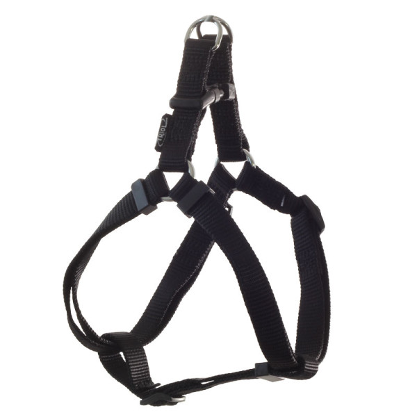 Нейлоновая шлейка "Стандарт" Triol, черная, L, 25*650-990мм