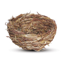 Гнездо для птиц из луговых трав, d110*45мм, серия NATURAL