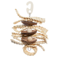 Игрушка для птиц-подвеска "Косички", 180/235*160мм, серия NATURAL