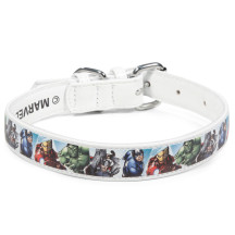 Ошейник кожаный Marvel Мстители, размер L (ширина 25 мм, длина 380-490мм)-Disney