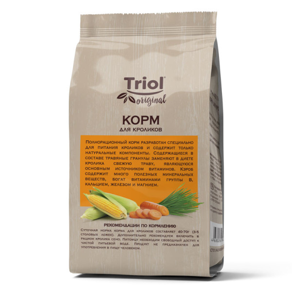 Качественный корм для кроликов Triol Original, 450г