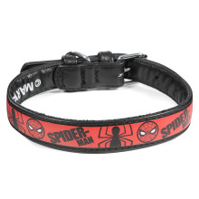 Ошейник кожаный Marvel Человек-паук, размер M (ширина 20 мм, длина 300-390мм), Triol-Disney