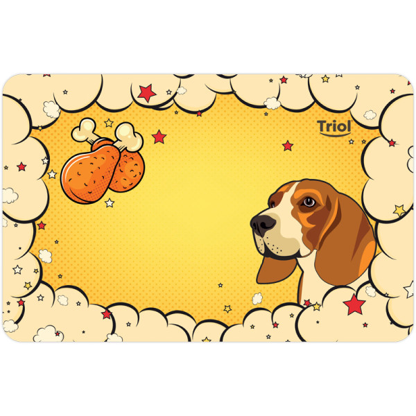 Коврик под миску "Собачка" для вашего питомца от Triol