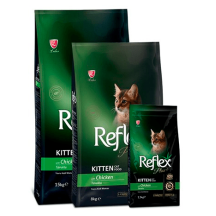 Reflex plus kittens with chicken