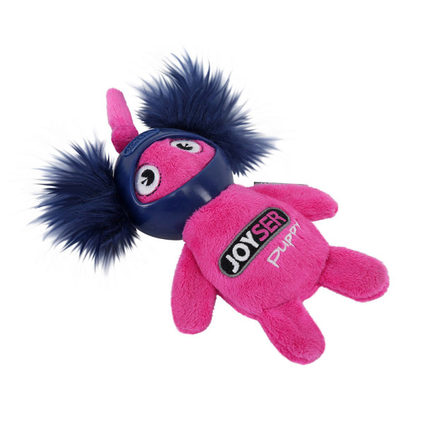 Игрушка для собак JOYSER Puppy Белка в резиновом шлеме с пищалкой S розовая - отличный выбор!