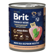 Брит brit premium by nature консервы с индейкой и уткой