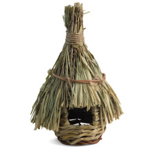 Гнездо-домик для птиц из луговых трав, d170*260мм, серия NATURAL