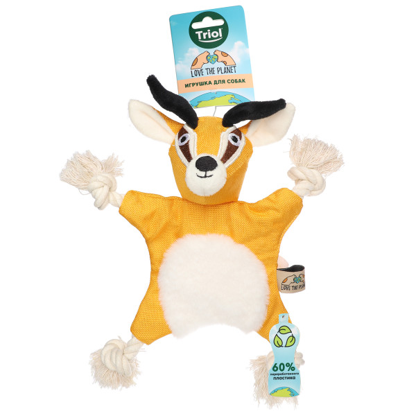 Мягкая игрушка для собак "Антилопа джейран" из серии LOVE THE PLANET, Triol