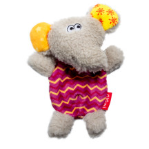 75302 Игрушка для собак Слон со сменными пищалками 13см, серия PLUSH FRIENDZ