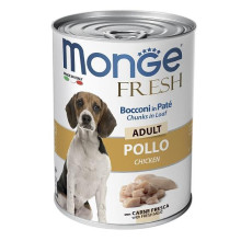 Monge dog fresh chunks in loaf chicken adult