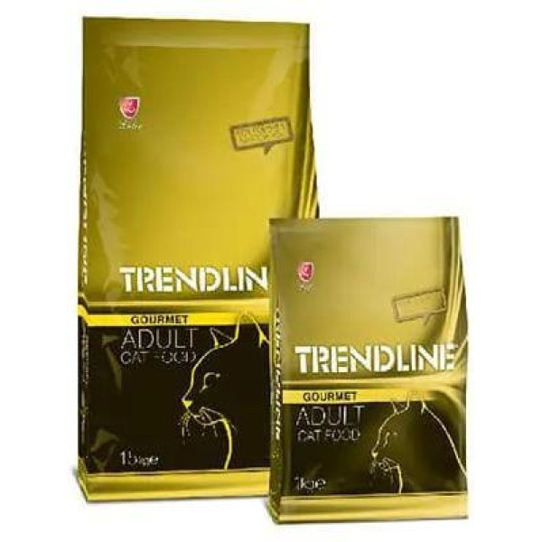 Высококачественный корм для привередливых кошек - TRENDLINE ADULT CAT FOOD GOURMET MULTI COLOR CHICKEN 1 кг