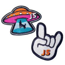 Два шеврона на кнопках JOYSER Walk Patches (НЛО, рок)