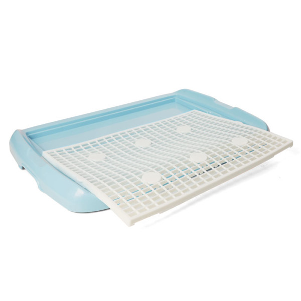 Туалет для собак "Лужайка" S, голубой, серия HYGIENE Triol