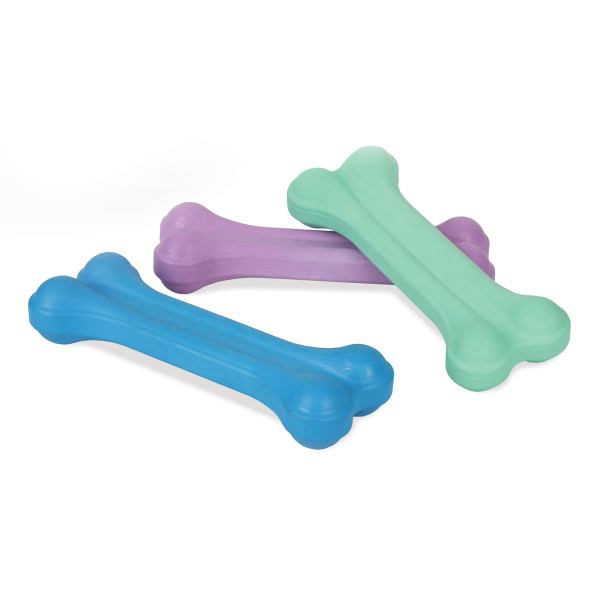 Литая резиновая кость №1 - отличная игрушка для собак!