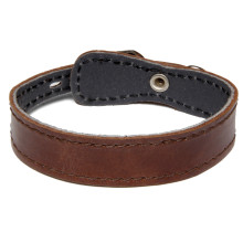 Ошейник-мини двойной с расширением кожаный, 20*200мм