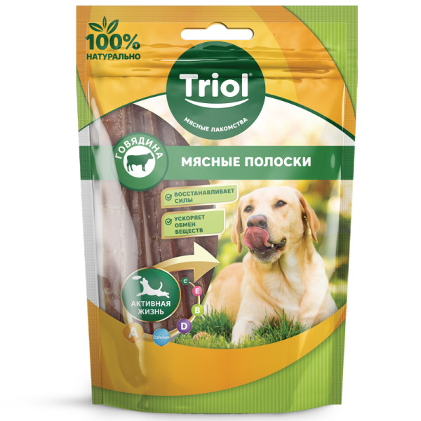 Көтергіштер үшін аса мақсат: Triol говяжьи шарылдары, 70 г