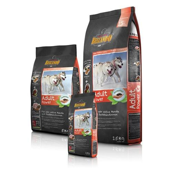 Belcando Adult Power - Орта/үлкен өлшемді активді көтергілер үшін птицеймен (29,5/20,5)