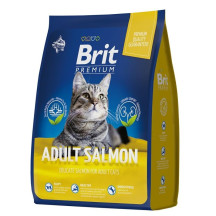 Brit premium cat adult salmon, 400 гр