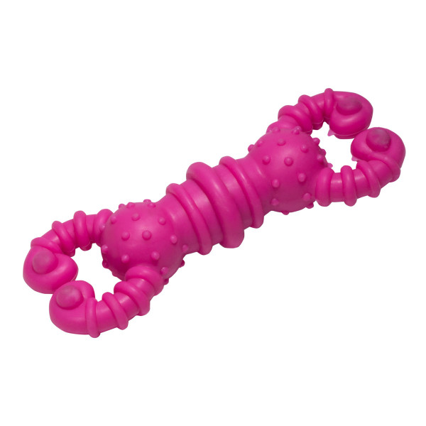 Игрушка для собак Гантель-скорпион от Triol: качественная цельнолитая резина