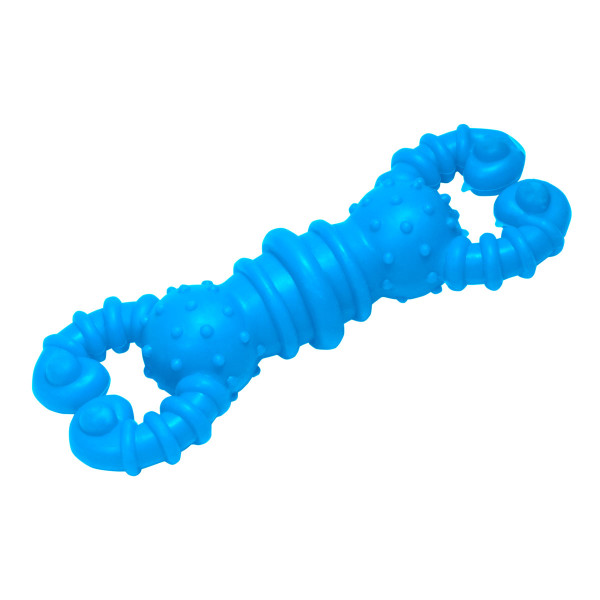 Игрушка для собак Гантель-скорпион от Triol: качественная цельнолитая резина